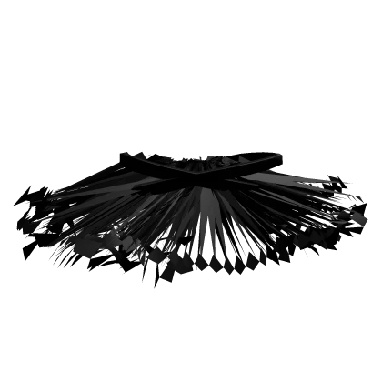 Layered Ruffle Skirt A(black)