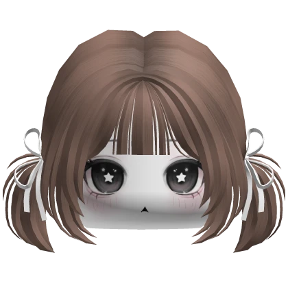 Cute Girl Ribbon Pigtails 🎀