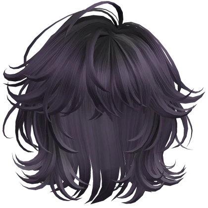 Purple Grunge Layered Hair