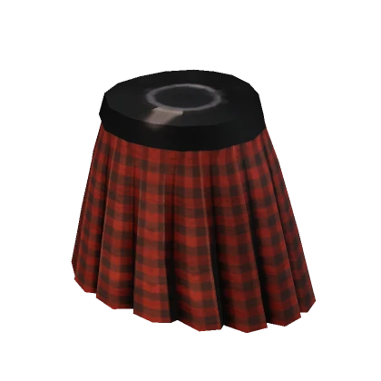 Checker Skirt [Red]