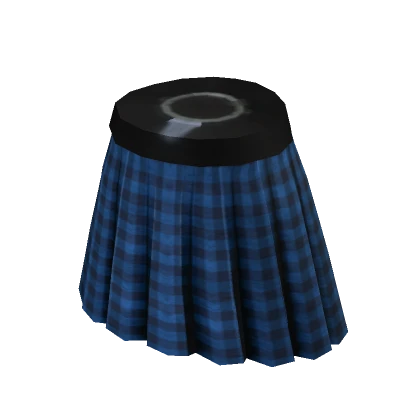 Checker Skirt [Blue]