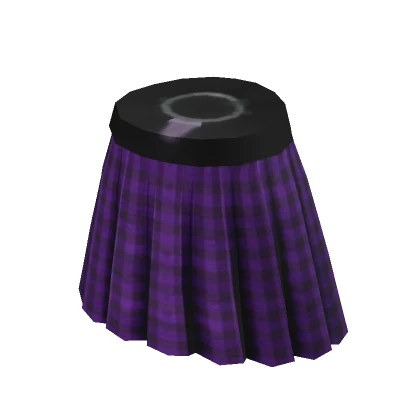 Checker Skirt [Purple]