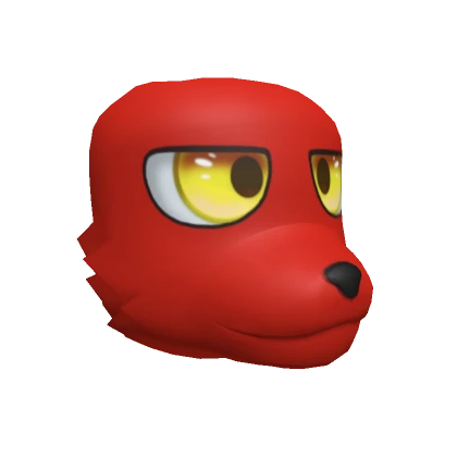 Red Animal Head