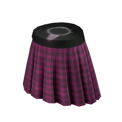 Checker Skirt [Pink]