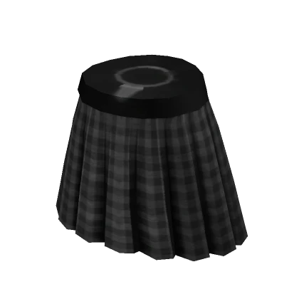 Checker Skirt [Black]