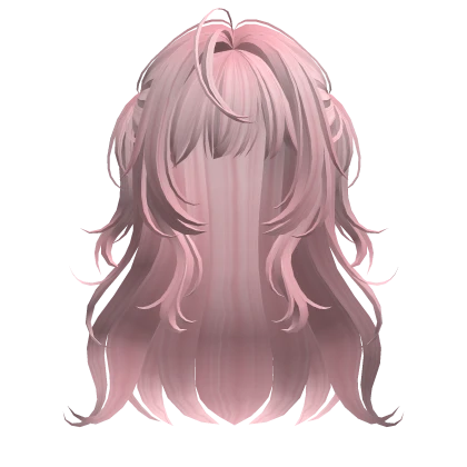 Pink Dreamy Half-Up Pigtails