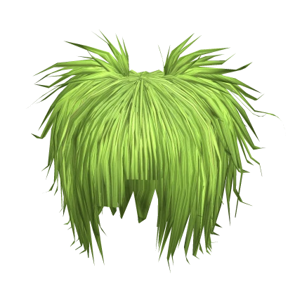 Messy Vkei Pigtails (Lime Green)