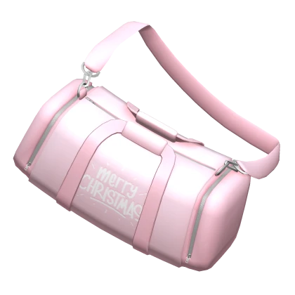 Christmas Pink Duffel Bag