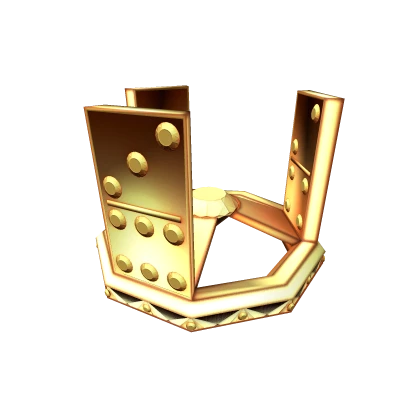 Gold Domino Crown of the Illuminati