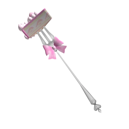 Cake on Fork (Pink)