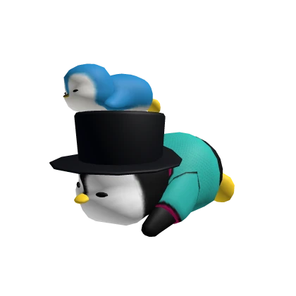 Penguin Hat Pudgy Pet (Original)