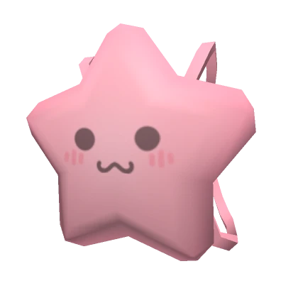 Cute Pink Star Backpack