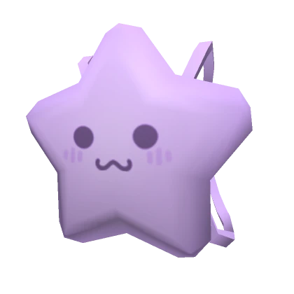 Cute Purple Star Backpack