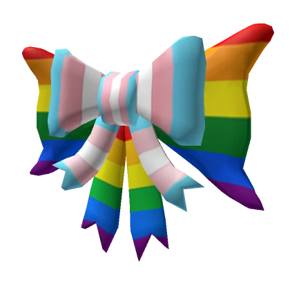 Cute Pride Transgender Bow Backpack