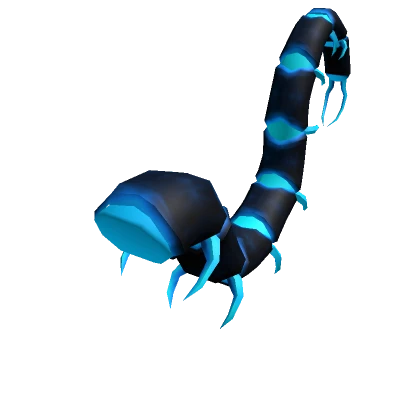 Cyan Glowing Centipede Tail