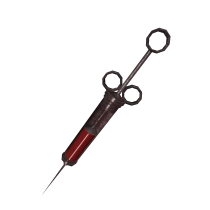 Dirty Horror Nurse Syringe Head