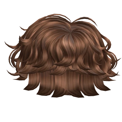 Brown Messy Boy Hair