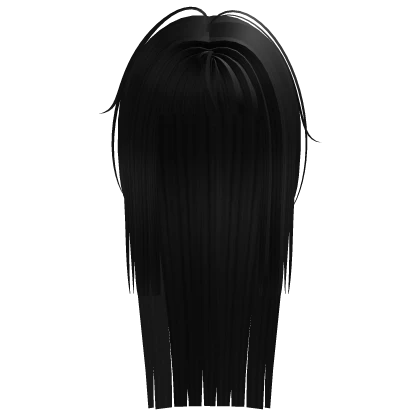 Long Horror Protagonist Hime Cut (Black)
