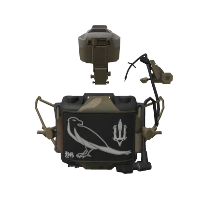 Yastrub Extrac Helmet Setup - MCam Raptor Patch