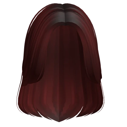 Basic Cute Short Preppy Girl Hair (Dark Red)