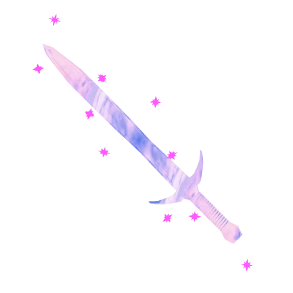 Holdable Illumina Sword - RIGHT HAND, + sparkles