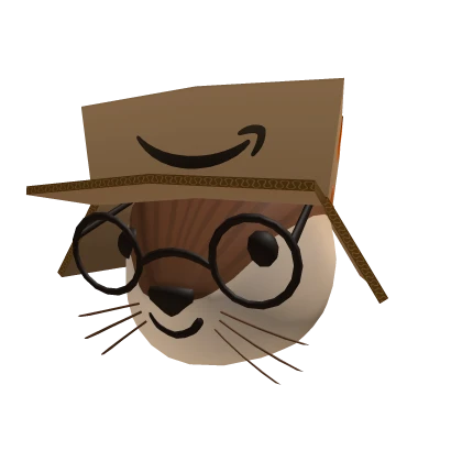 Otter Mask with Box Hat