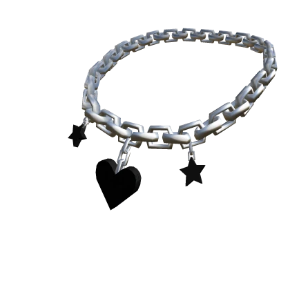 Black S3 Heart Chain