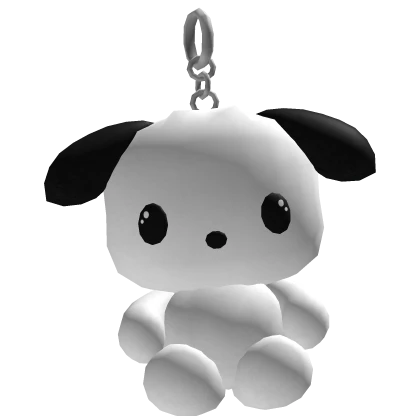 Cute Black Bird Fluffy Plushie Keychain 1.0