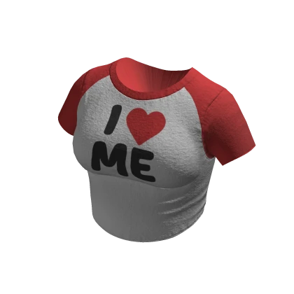 Red I HEART ME Tee