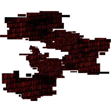 [ANIMATED] GLITCHED BINARY TORSO COVER CORRUPTED