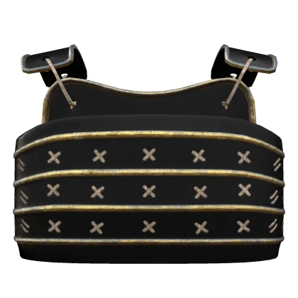 Samurai Chest Plate Armor  - Black and Golden