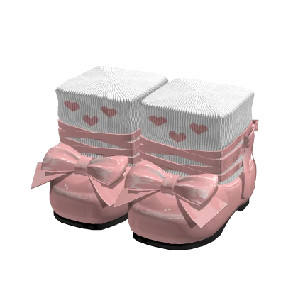 🍀Valentine Heart Doll Platform (Pink)