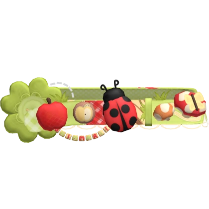 harajuku igari shoujo retro twee ladybug belt