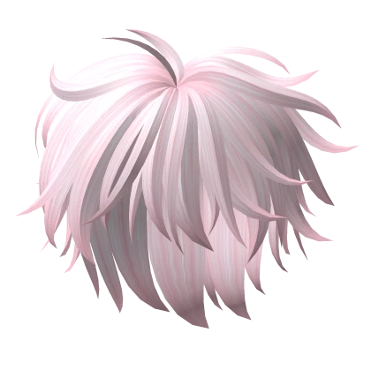 Y2K Fluffy Messy Boy Hair in Pink