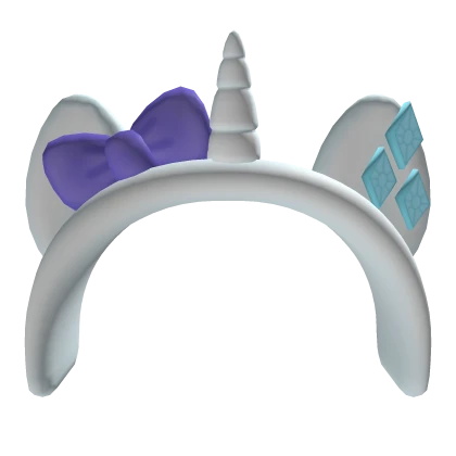 ๑ˎ˚｡ white cutie pony ears headband