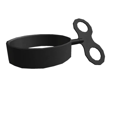 Windup doll collar black 3.0
