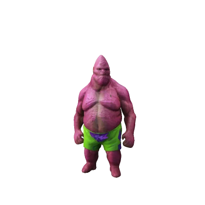 Scary Human Starfish ⭐ Funny Meme Troll Character