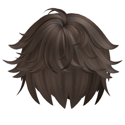 Messy Fluffy Hair (Brown)
