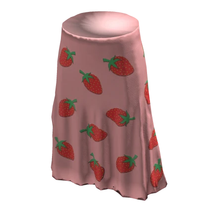 Strawberry Midi Skirt