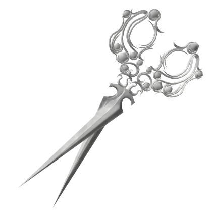 Halloween  Scissors in white