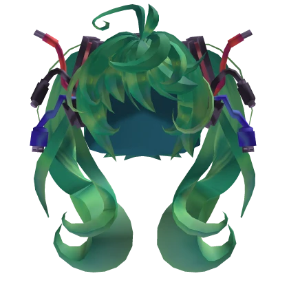 🪢 🔌 HMO Hatsune Miku Hair with wires 