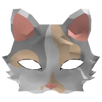 Cat mask (dilute calico)