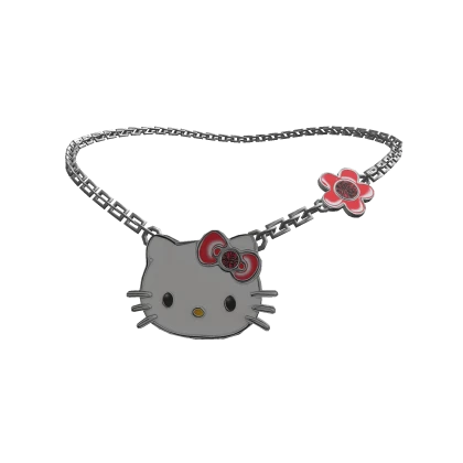 cutesy kawaii hello kitty necklace (3.0)