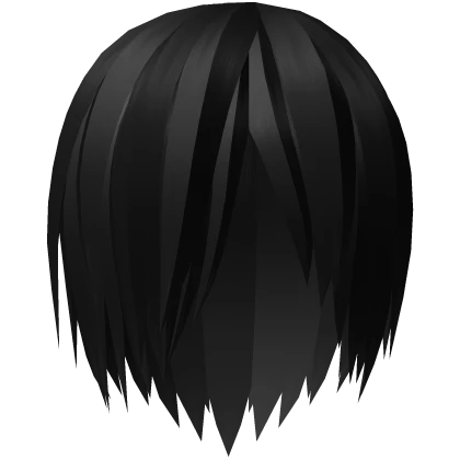 Black Unkept Japanese Hair