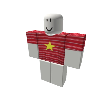 red striped star