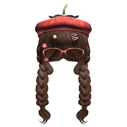 ♡ Long Pretty Heisei Retro Igari Braids (Brown)