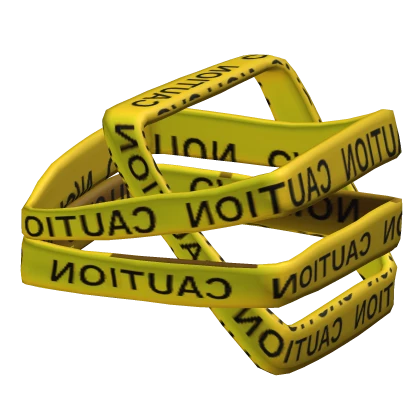 Caution Tape Arm Wrap (Left)