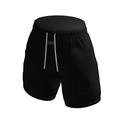 Black Essential Shorts