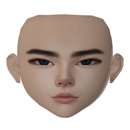 Zeslin boy face pale korean japanese anime makeup