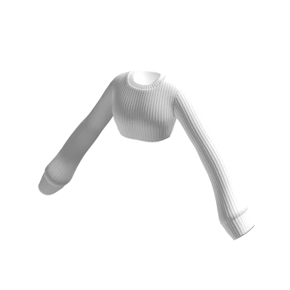 Cropped Sweater White
